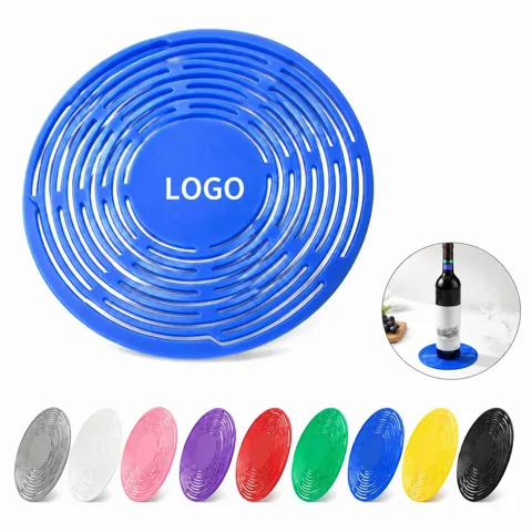 Silicone Mesh Bottle Carrier Bag with Handle for Outdoor