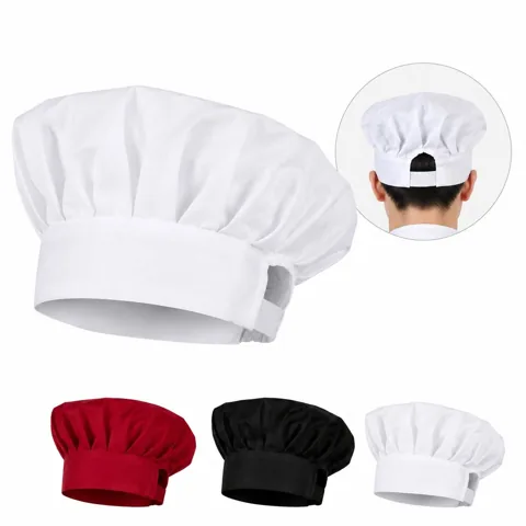 Breathable Mushroom Chef Hat for Kitchen Cooking Safety 2