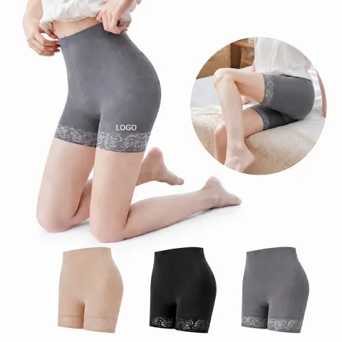 Butt Lifting Shaping Laced Shorts with Tummy Control