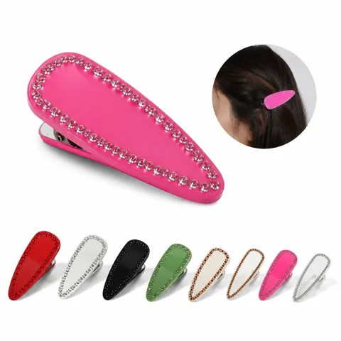 Sparkle Crystal Spring Hair Clip, Secure Hold Elegant Design 2