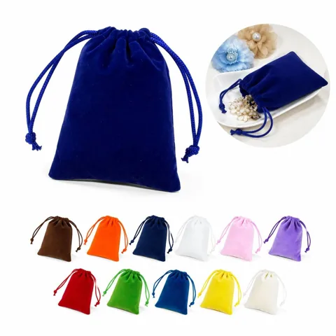 Luxury Velvet Drawstring Gift Bags for Jewelry & Small Items 2