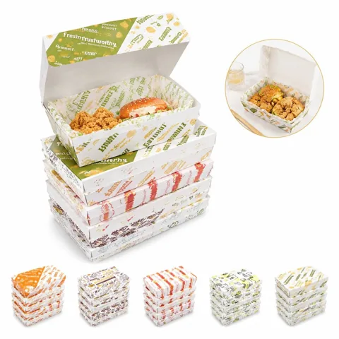 Food Grade Sandwich Wrapping Paper, Greaseproof for Burgers 2