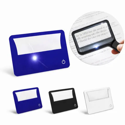 PVC Pocket Magnifying Glass with Shatterproof Lens 2