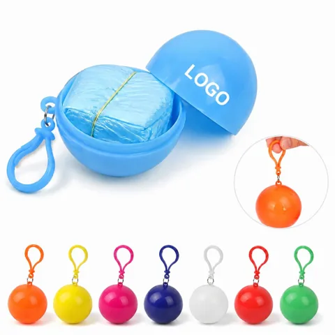 Portable Disposable Raincoat Spherical Compact Emergency