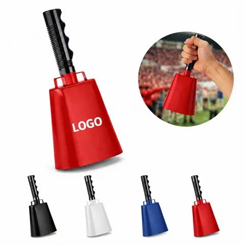 Durable Metal Cowbell with Handle for Farm & Events