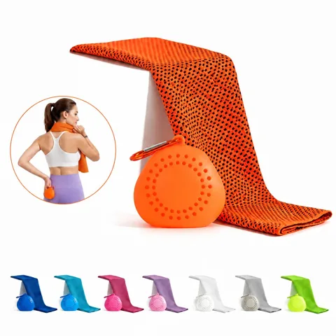 Breathable Mesh Travel Towel with Silicone Case and More 2