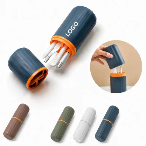 Ventilated Travel Toothbrush Storage Cup with Quick-Dry