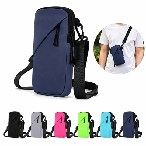 Sports Arm Bag with Lanyard for Running, Adjustable Strap 2