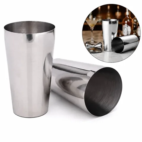 Rustproof Stainless Steel Cocktail Shaker with Built-in Everyday Settings 2