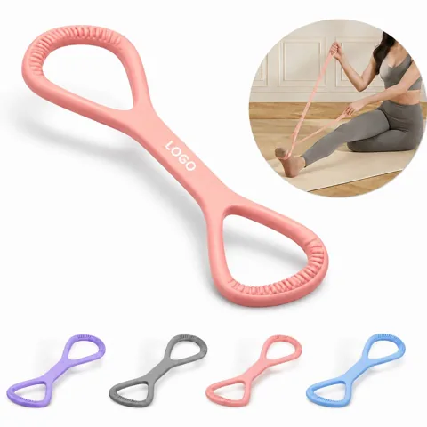 Durable Latex-Free Figure 8 Resistance Band for Strength
