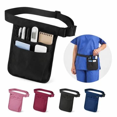 Oxford Fabric Nurse Belt Bag with Multiple Pockets for Everyday Use 2