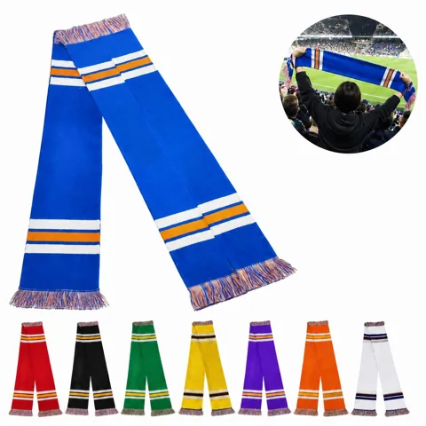 Custom Logo Knitted Scarf, 100% Acrylic Soft Lightweight 2