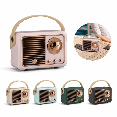 Retro Wireless Wireless Speaker with Hanging Strap 2