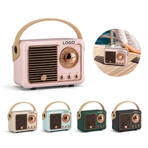 Retro Wireless Wireless Speaker with Hanging Strap