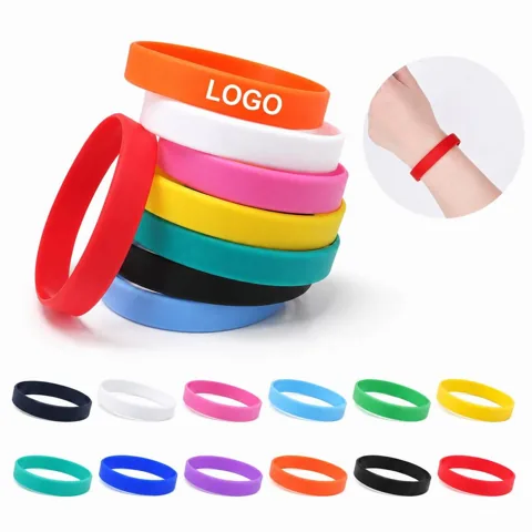 Vibrant Silicone Wristbands Multipack for Events,