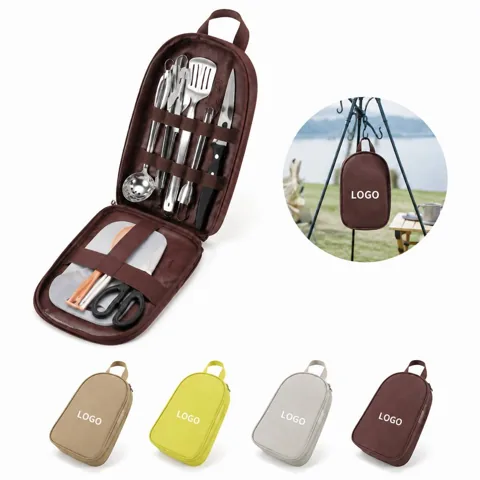 12-Piece Stainless Steel Kitchen Utensil Set with Added Functionality