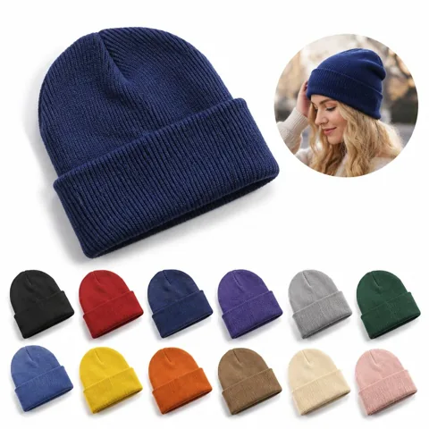 Premium Wool Knit Beanie Winter Hat for Cold Weather 2