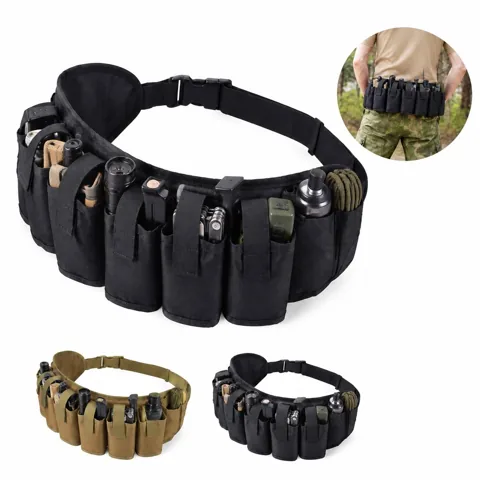 6-Pack Beer Belt Holder with Adjustable Insulated Straps 2