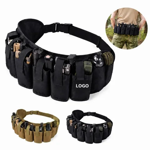 6-Pack Beer Belt Holder with Adjustable Insulated Straps