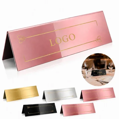 Clear Acrylic Place Cards for Weddings and Events