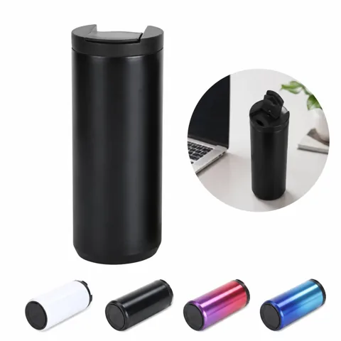 16 oz Insulated Stainless Steel Cup, Double-Wall Thermal 2
