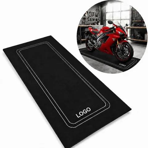 Motorcycle Parking Mat, Non-Slip Garage Floor Protector