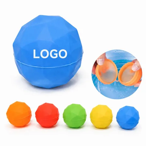 Self-Filling Diamond Silicone Splash Ball for Water Play
