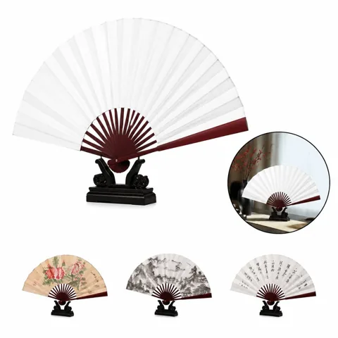 Customizable Folding Advertising Fan for Promotional Events 2