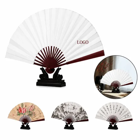 Customizable Folding Advertising Fan for Promotional Events