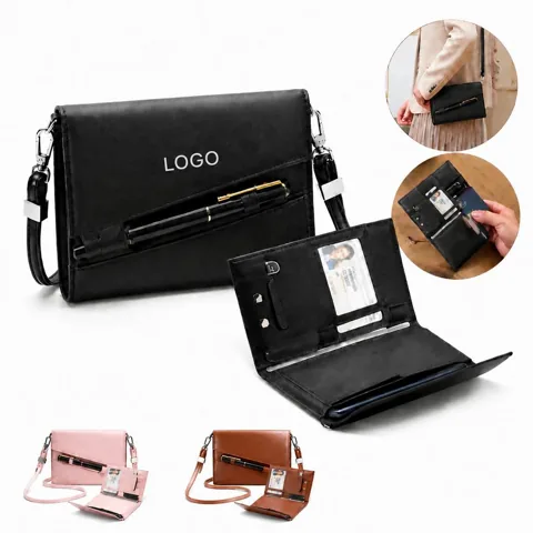 RFID Blocking Passport Wallet with Detachable Lanyard,