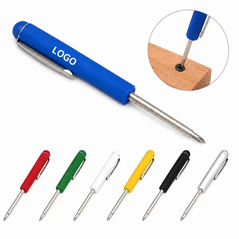 Pen Style Double-Ended Screwdriver, Phillips & Flathead