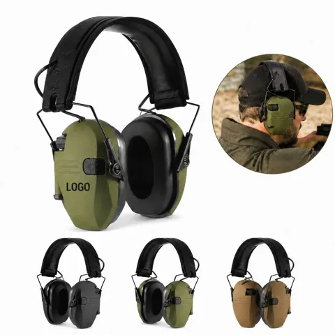 Foldable Noise Cancelling Earmuffs for Outdoor Work & Focus