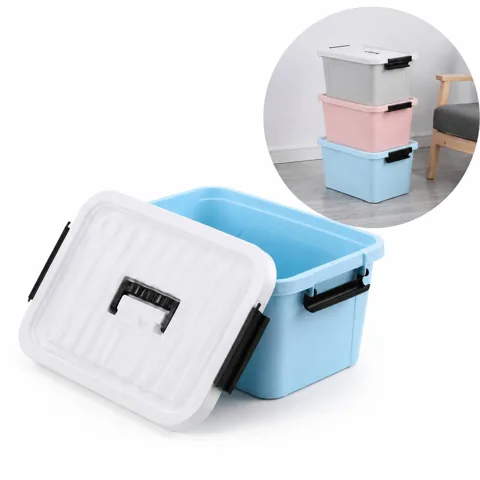 Scandinavian Storage Box with Lid, 5 Sizes, Dustproof 2
