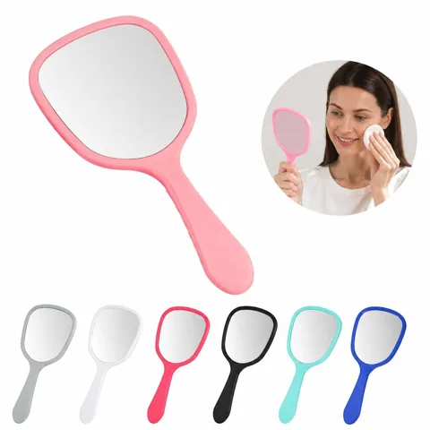 Compact Plastic Hand Mirror for On-the-Go Grooming 2