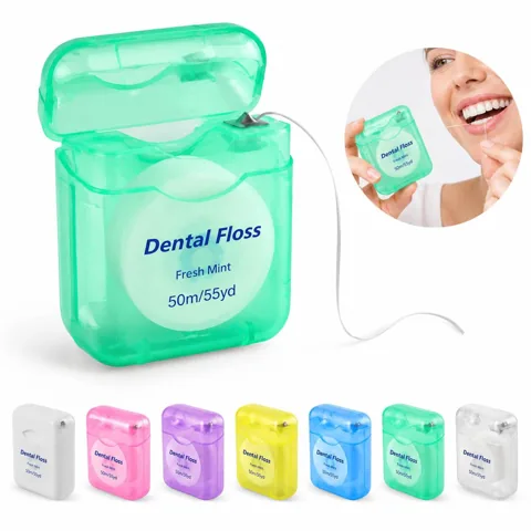 Compact Mint Travel Dental Floss - On-the-Go Clean 2