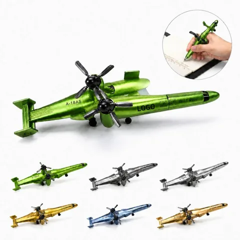 Helicopter Ballpoint Pen with Rotating Rotor for Writing 1