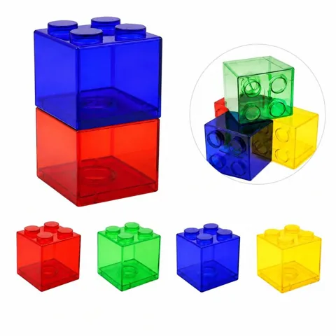 Clear Stackable Coin Bank for Loose Change Storage 2