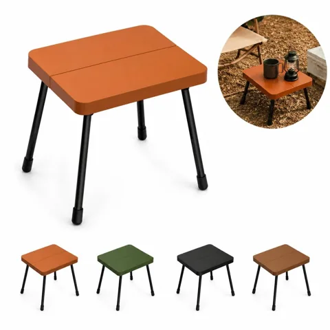Lightweight Aluminum Folding Stool for Outdoor Camping, 2