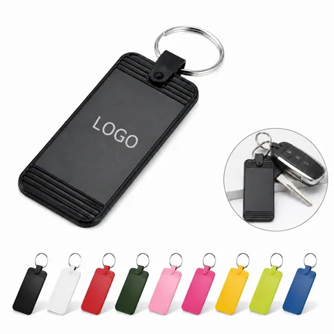 Customizable Rectangular ABS Key Tag for Keys