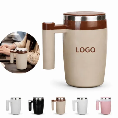 Rechargeable Magnetic Stirring Mug with One-Touch Cordless