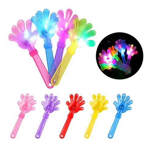 LED Light-Up Cheering Clappers with Flashing Colors 2