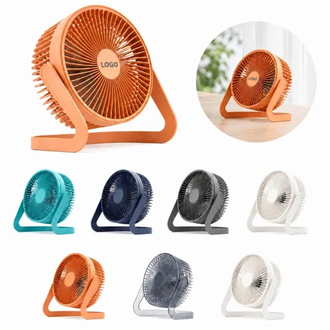 USB Adjustable Desk Fan, 5-Inch Quiet Portable Cooling for Everyday Use