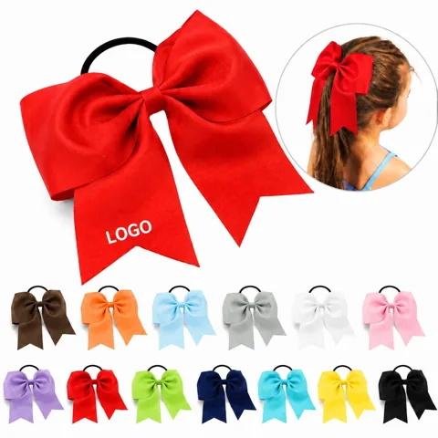 8 Inch Large Ribbon Hair Bow Clip for Women Girls