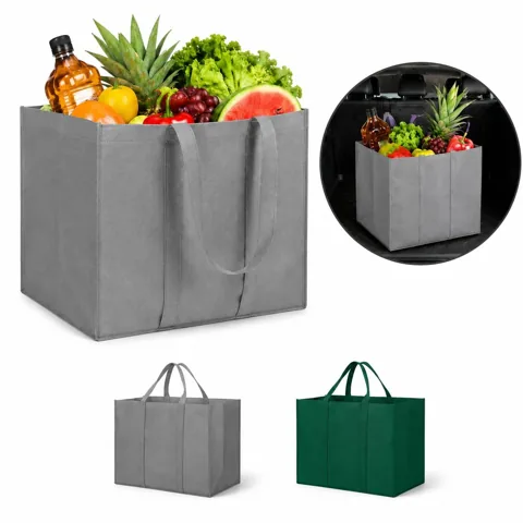Heavy Duty Reinforced Tote Shopping Bags with Sturdy Handles 2
