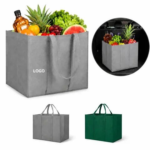 Heavy Duty Reinforced Tote Shopping Bags with Sturdy Handles