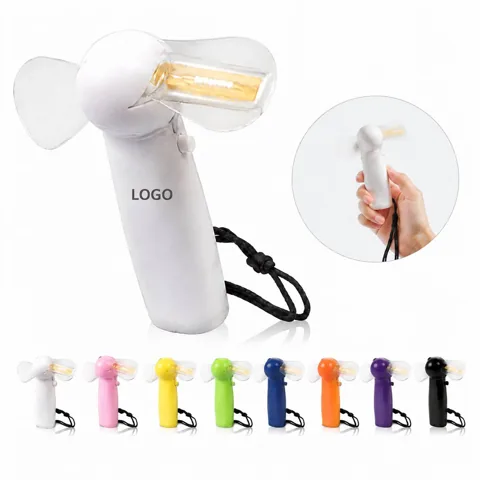 LED Light-up Hand Fan with Multiple Modes for Portable