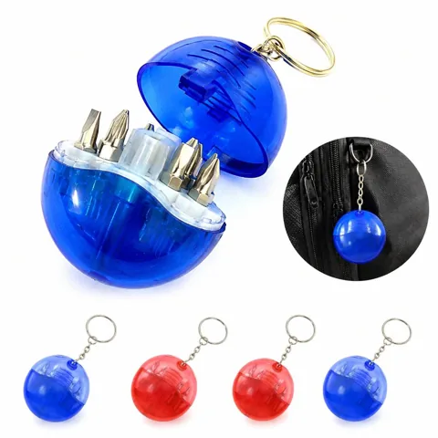 Compact 4-in-1 Screwdriver Set with Keychain, Mini Portable 2