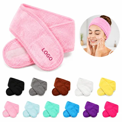 Adjustable Spa Headband for Skincare, Soft Absorbent Hair