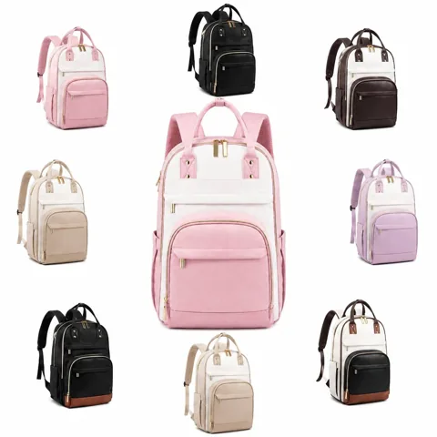 Ladies USB Charging Laptop Backpack with Padded Sleeve 2