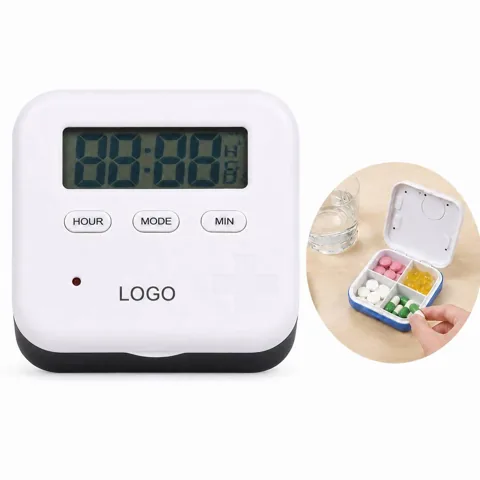Smart Electronic Pill Box with Programmable Alarms and More